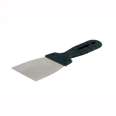 Неръждаема шпакла с пластмасова дръжка 100мм