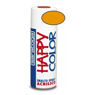 Акрилна спрей боя - Жълт хром 400 мл Happy Color SARATOGA