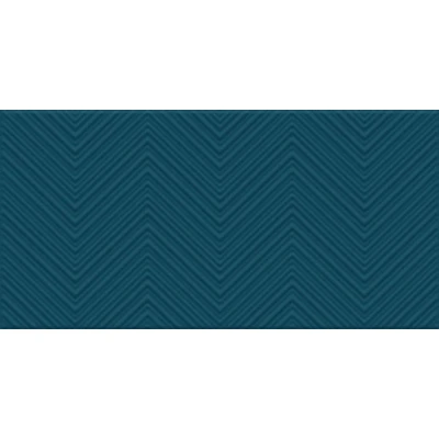 Фаянс 30x60 см Blue Mat Chevron CERAMICA COLOR