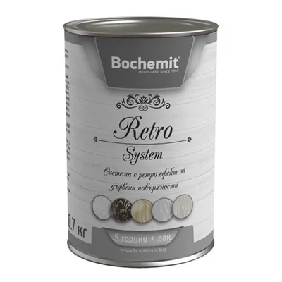 Водоразтворима акрилатна боя Bochemit Retro System 0.7 кг, цвят кафе