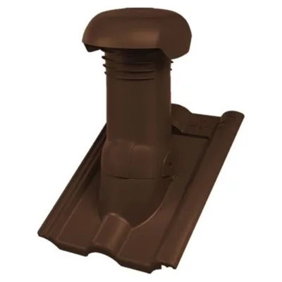 Комплект керемида отдушник DuroVent тъмнокафяв BRAMAC