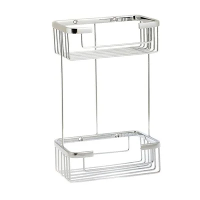 Двойна права етажерка за баня Гардения 243