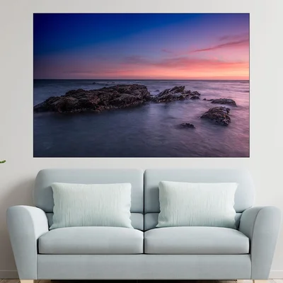 Залез над морето в Андалусия - картина пано за стена