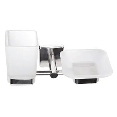 Сапунерка за баня и поставка за четки за зъби Quattro KAPITAN