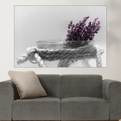 Декорация с лавандула - картина пано за стена