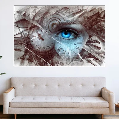 Окото на времето - картина пано за стена