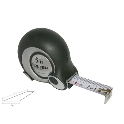 Ролетка металик с автоматичен стоп отдолу 3 м x 16 мм Bolter