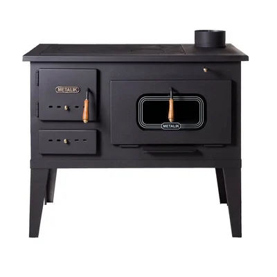 Готварска печка Михайлов - модел ЛУДОГОРИЕ с подвижен чугунен плот