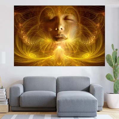 Композиция жена и магия - картина пано за стена