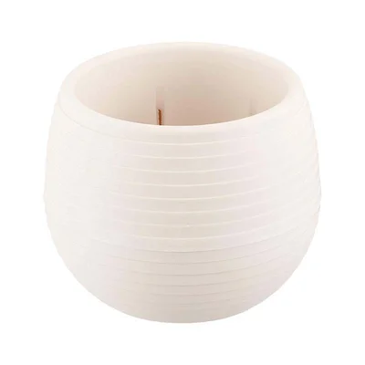 Саксия 13x12.5 см 1.3 л бяла Elvan SERINOVA