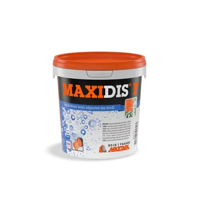 Водоустойчива интериорна боя Maxidis F база A 3 л MAXIMA