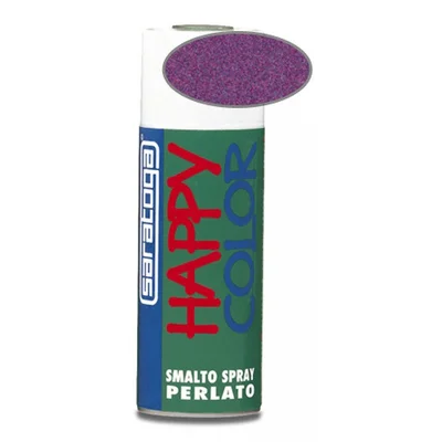 Спрей боя с перлен ефект - лилава - Happy Color SARATOGA