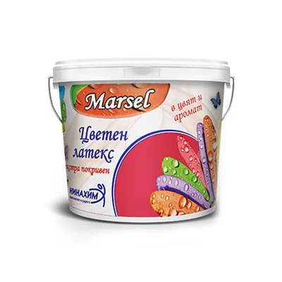 Есктра покривен цветен латекс цвят сахара Marsel 25 кг Нинахим