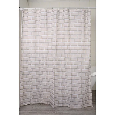 Душ завеса за баня 180х200 см бежова ICSC 193 INTER CERAMIC