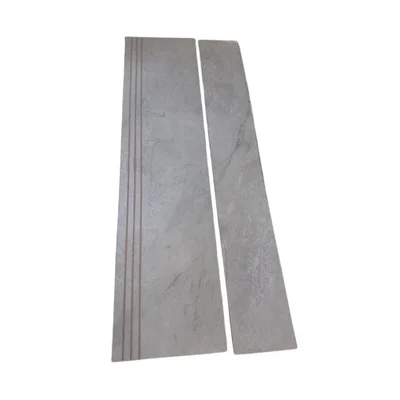 Комплект стъпало 30x120 см и чело 17x120 см Milestone Grey IZIDA CERAMICA