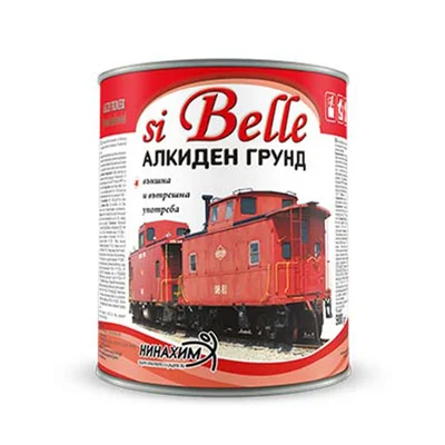 Алкиден грунд оксидно червен цвят Si Belle 900 гр Нинахим