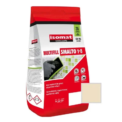 Фуга 1-8 мм 2 кг перлено бежово 18 Multifill Smalto ISOMAT