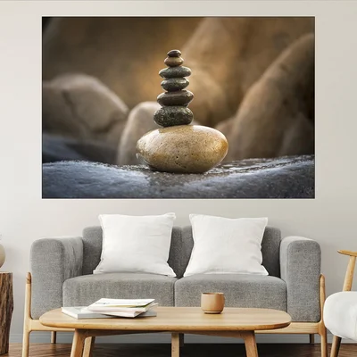 Баланс от камъни 2 - картина пано за стена