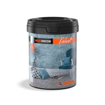 Декоративна боя Maxidecor Velvet база Silver 1 л MAXIMA