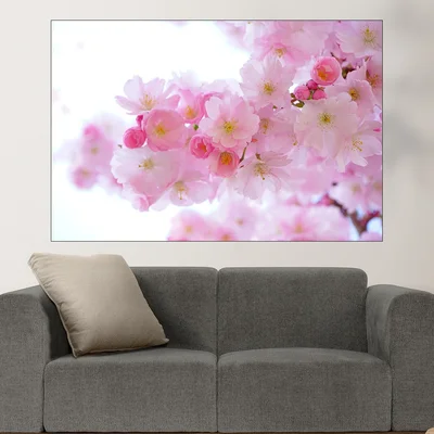Цъфнала череша - картина пано за стена