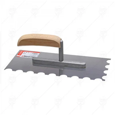 Маламашка U-образни зъби отворена дръжка 13х27см DECOREX