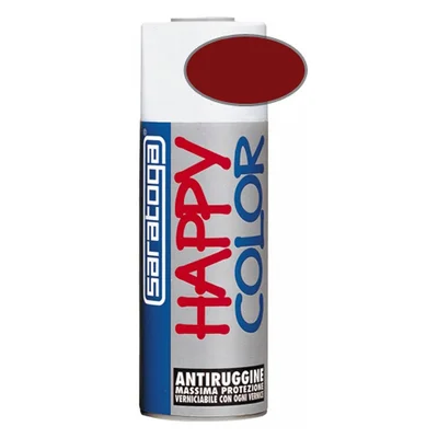 Топлоустойчива спрей боя - керемиденочервена - Happy Color SARATOGA