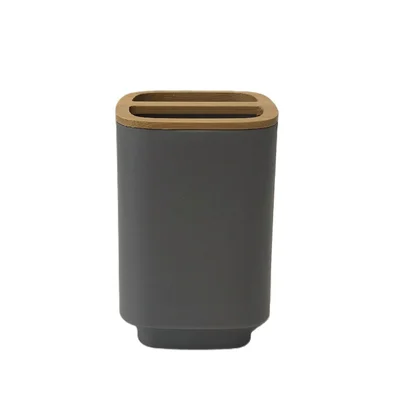 Поставка за четки за зъби с бамбук