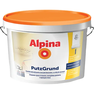 Грунд за структурни мазилки PutzGrund 7кг ALPINA
