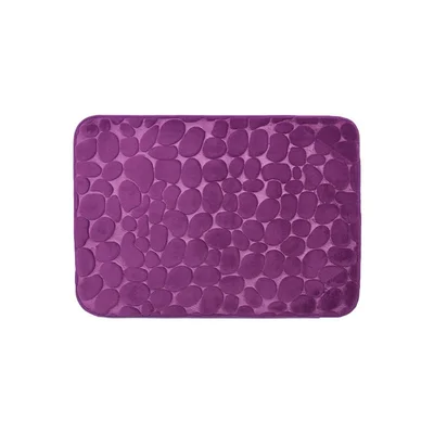 Постелка за баня с Memory пяна 50x70 см лилава ICSC 184 INTER CERAMIC