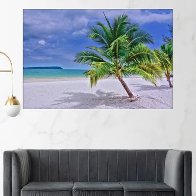 Плаж на остров Ко Ронг - картина пано за стена