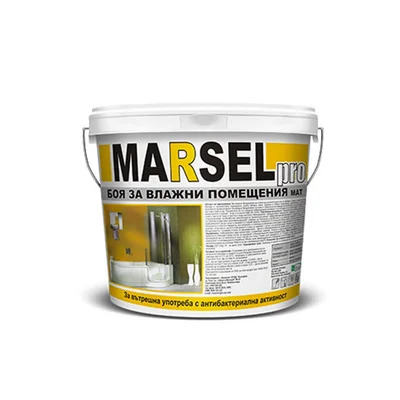 Боя за влажни помещения 5 кг бяла MARSEL PRO