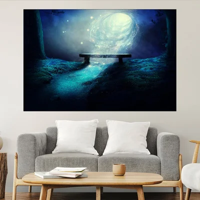 Портал към галактиката - картина пано за стена