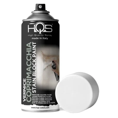 Спрей боя за покриване на петна и мухъл 400 мл бяла HQS