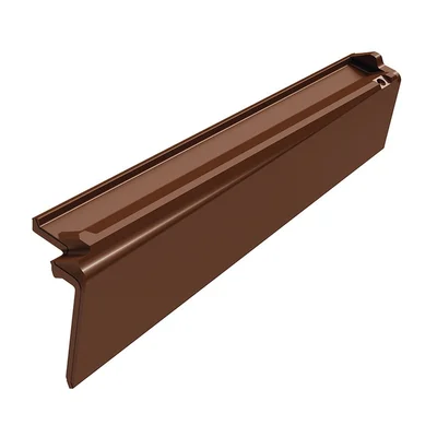 Крайна дясна керемида Pro кафява гланц MLADOST