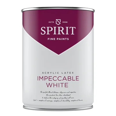 Акрилен латекс Spirit Impeccable - Бял - 5 л.