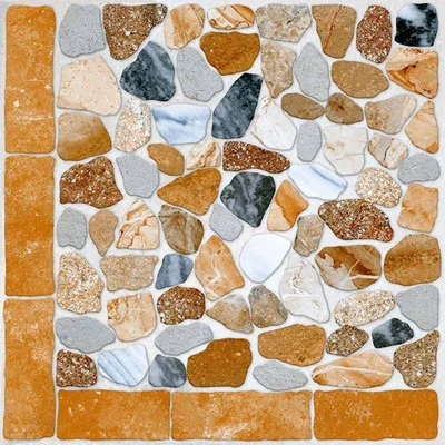 Гранитогрес 45x45 см Геостоун кафяв 9069 KAI