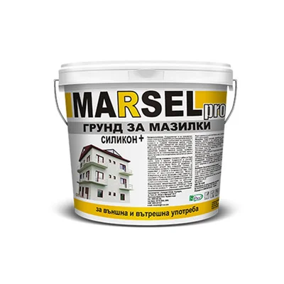 Грунд за мазилки Силикон+ 5 кг MARSEL PRO