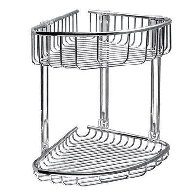 Двойна етажерка за баня с дълбока и плитка кошничка KAPITAN