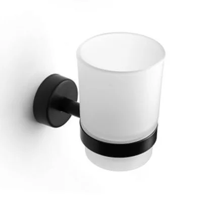 Поставка за четки за зъби Moderno черен мат KAPITAN