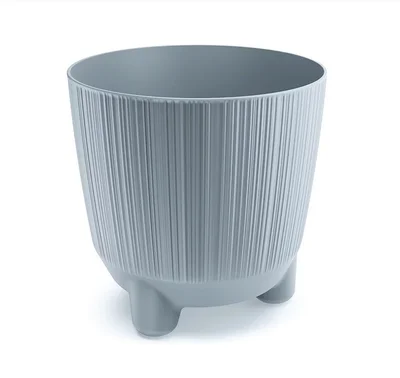 Кашпа ∅19.5 см сива Ryfo N 443U PROSPERPLAST