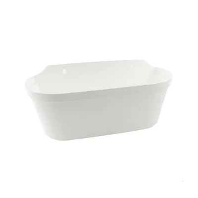 Стенна саксия-сандъче 40 см 5.6 л бяла