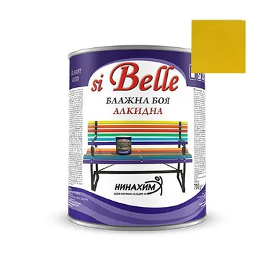 Алкидна блажна боя Si Belle жълта 700 гр НИНАХИМ