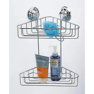 Ъглова етажерка за баня с две нива Bestlock Bath COMPACTOR