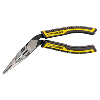 Дългоусти клещи с извита глава 200 мм TOPMASTER