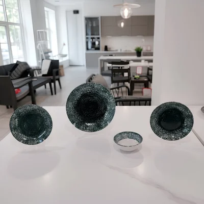 Порцеланов сервиз за хранене 24 части Дълбини TOPRAKSAN