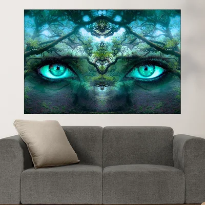 Горски очи - картина пано за стена