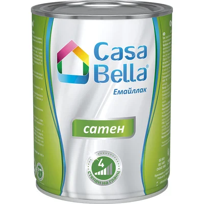 Емайллак Casa Bella сатен - 650 мл - млечно кафяв
