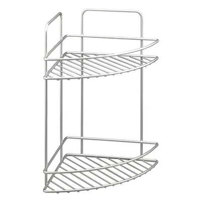 Ъглова етажерка за баня с 2 нива Reflex METALTEX