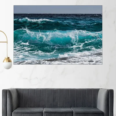 Вълна в океана - картина пано за стена