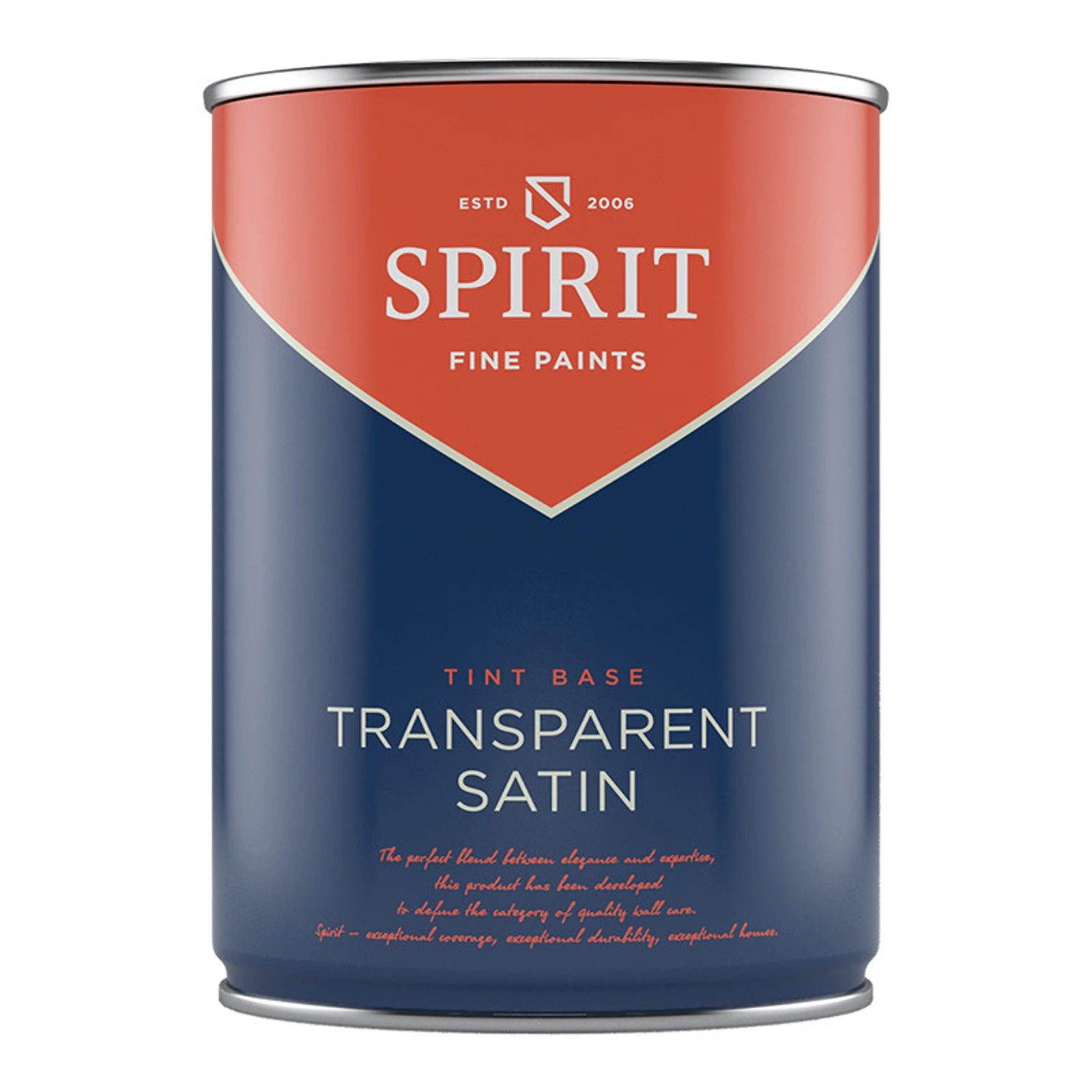 База за тониране Spirit Tint - Сатен - Прозрачна - 2.5 л - Image 1